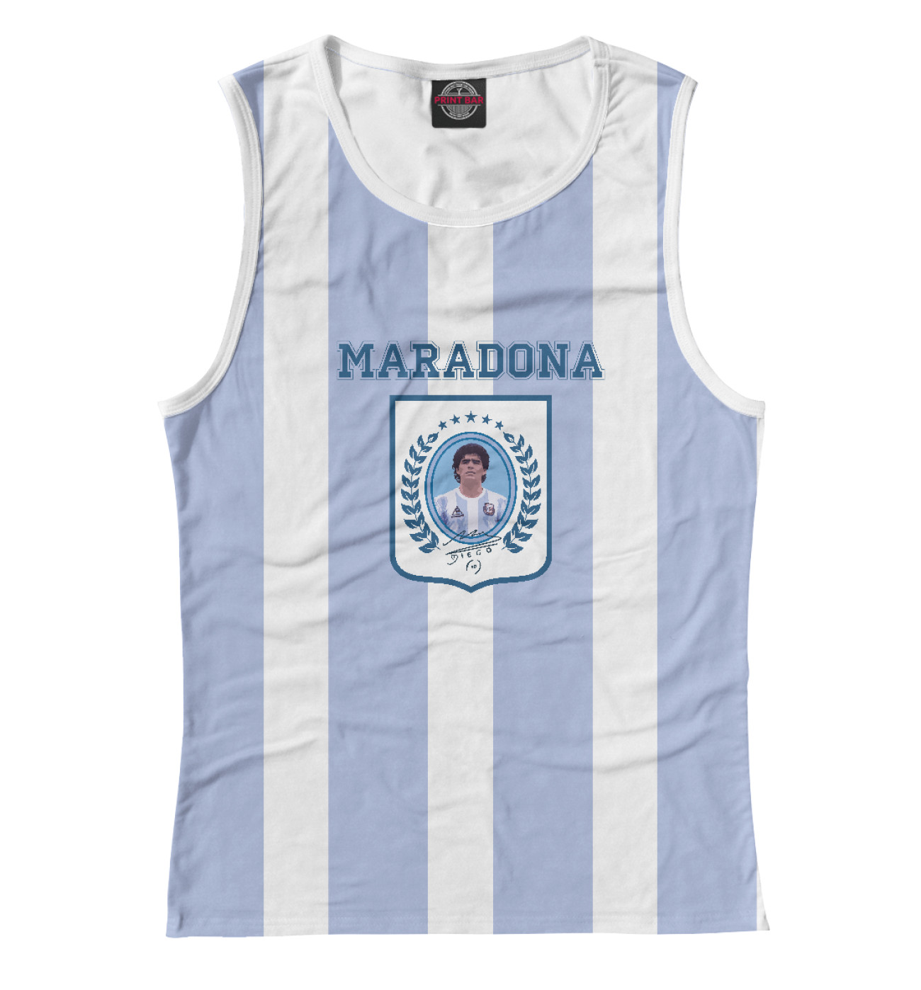 Женская Майка Maradona, артикул: FTO-660229-may-1