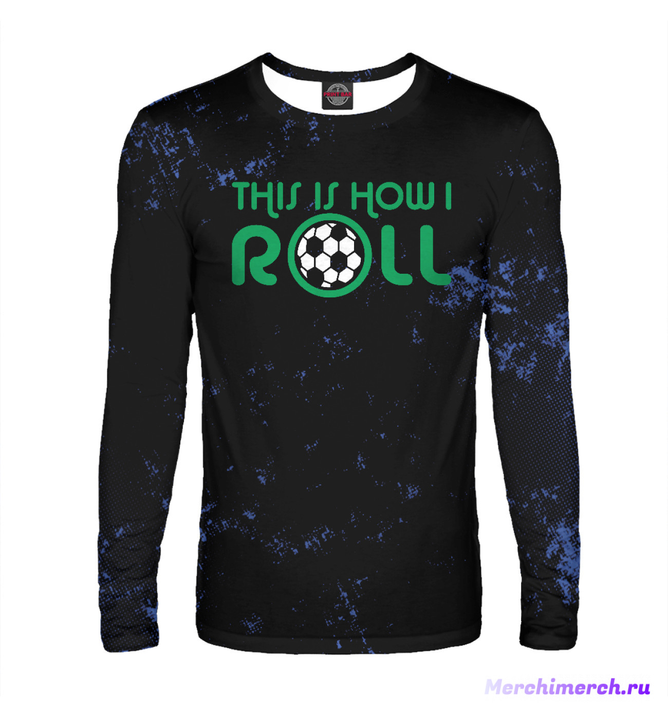 Мужской Лонгслив This Is How I Roll Soccer, артикул: FTO-140586-lon-2