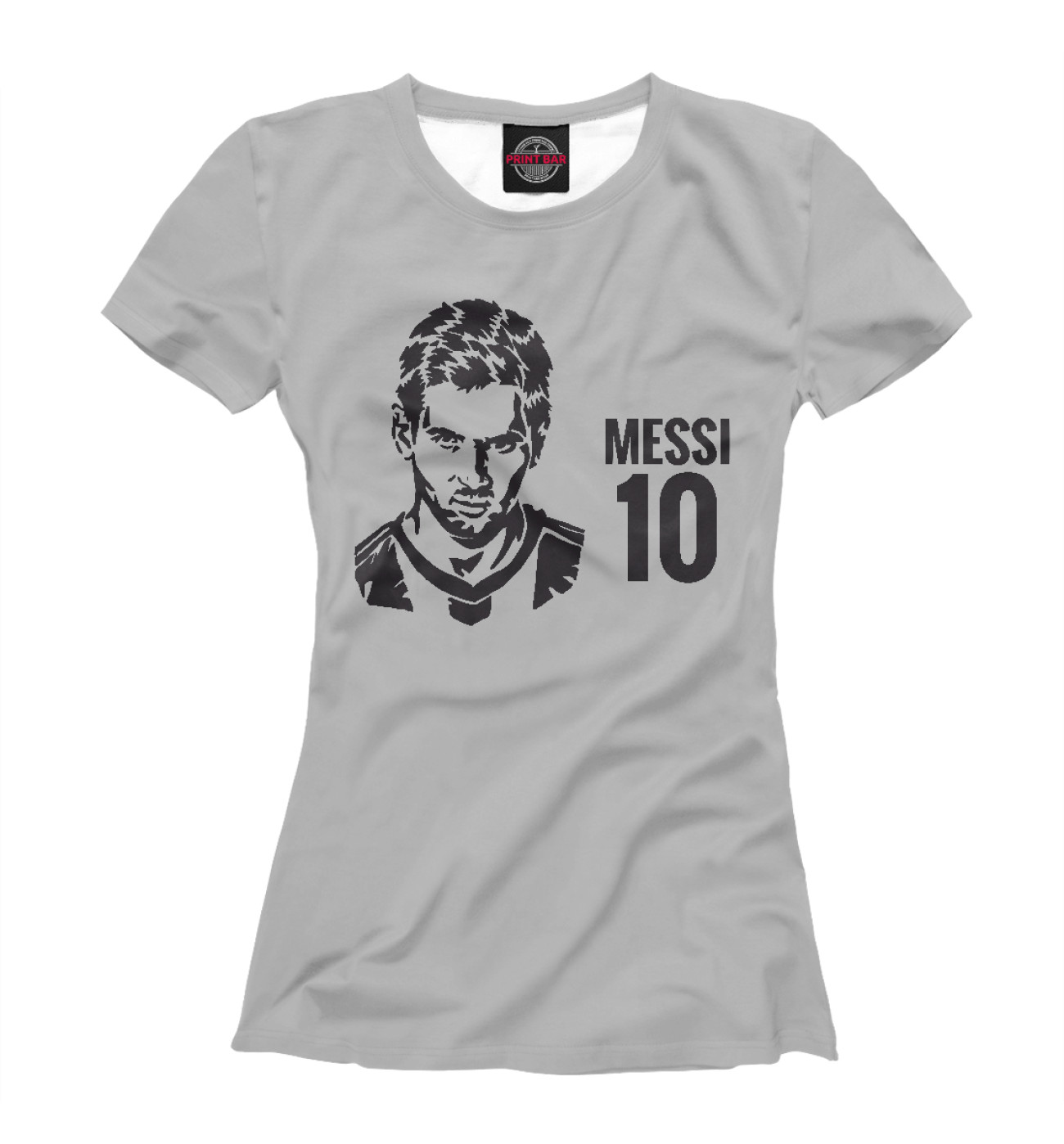 Женская Футболка Messi 10, артикул: BAR-869510-fut-1