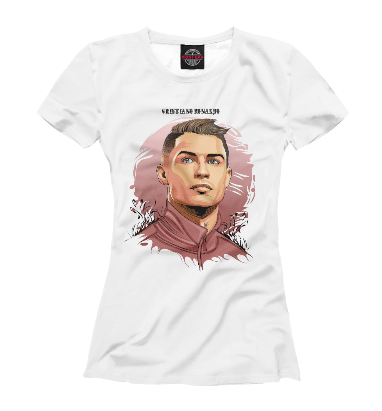 Женская Футболка Cristiano Ronaldo, артикул: FLT-876531-fut-1