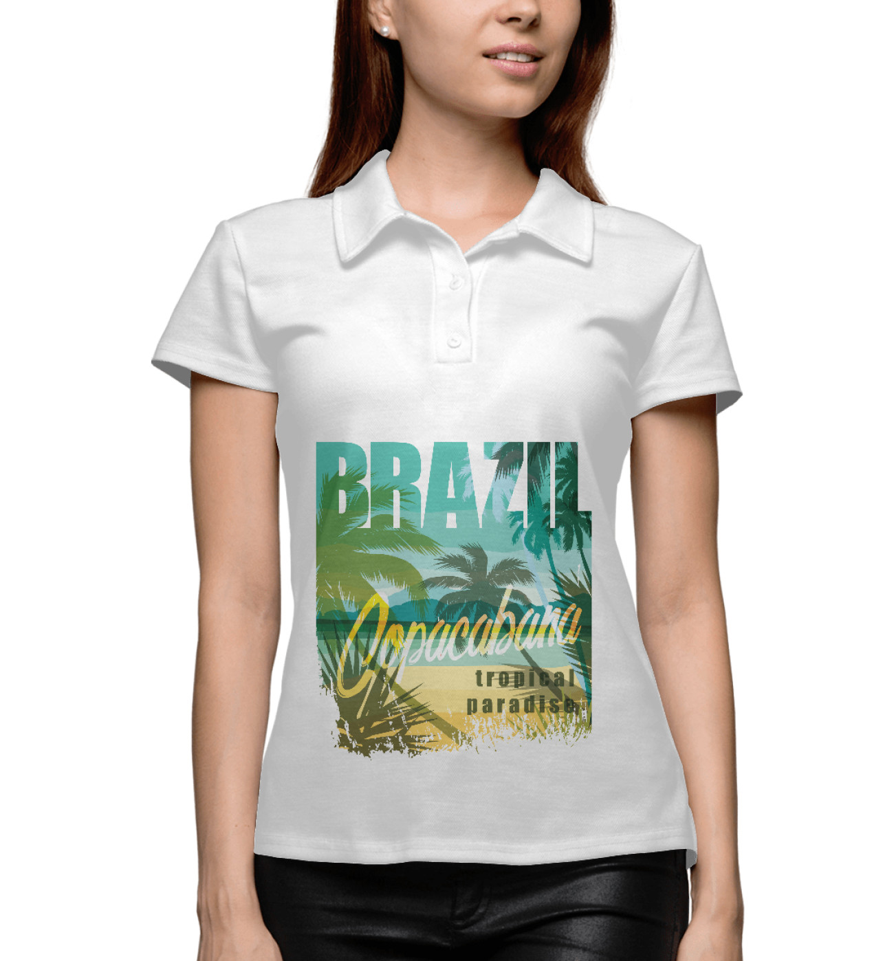Женское Поло Бразилия, артикул: CTS-794120-pol-1