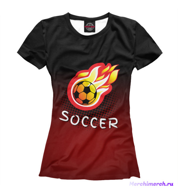 Женская Футболка Soccer, артикул: FTO-841681-fut-1