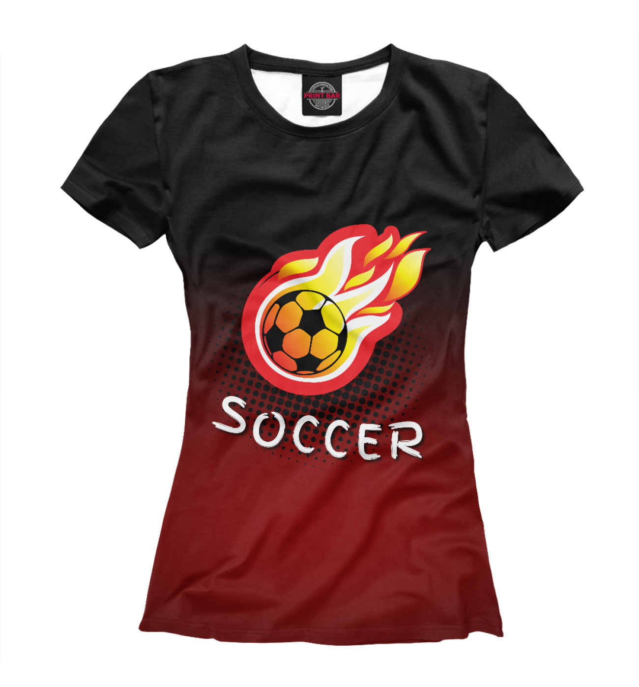 Женская Футболка Soccer, артикул: FTO-841681-fut-1
