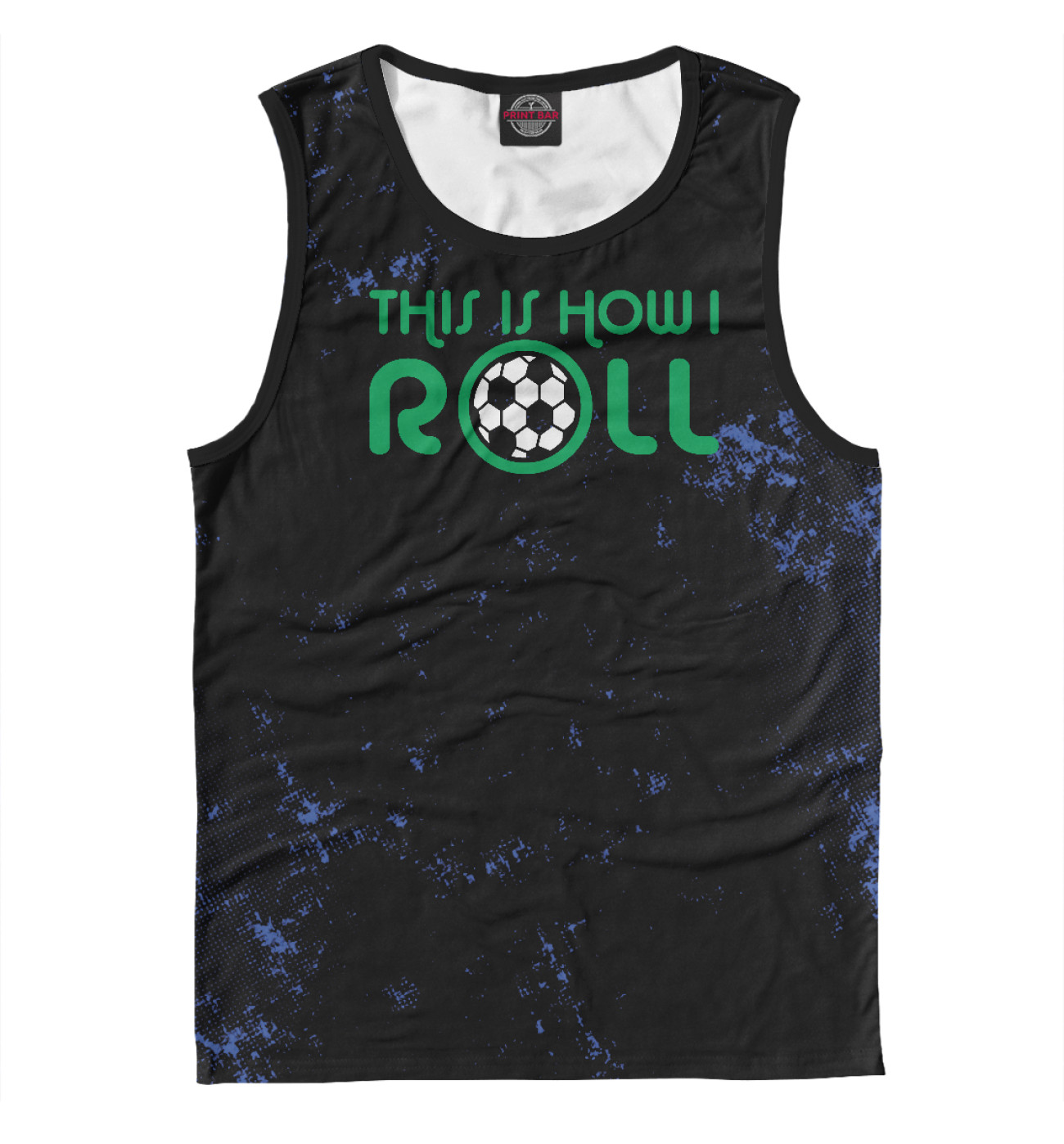 Мужская Майка This Is How I Roll Soccer, артикул: FTO-140586-may-2