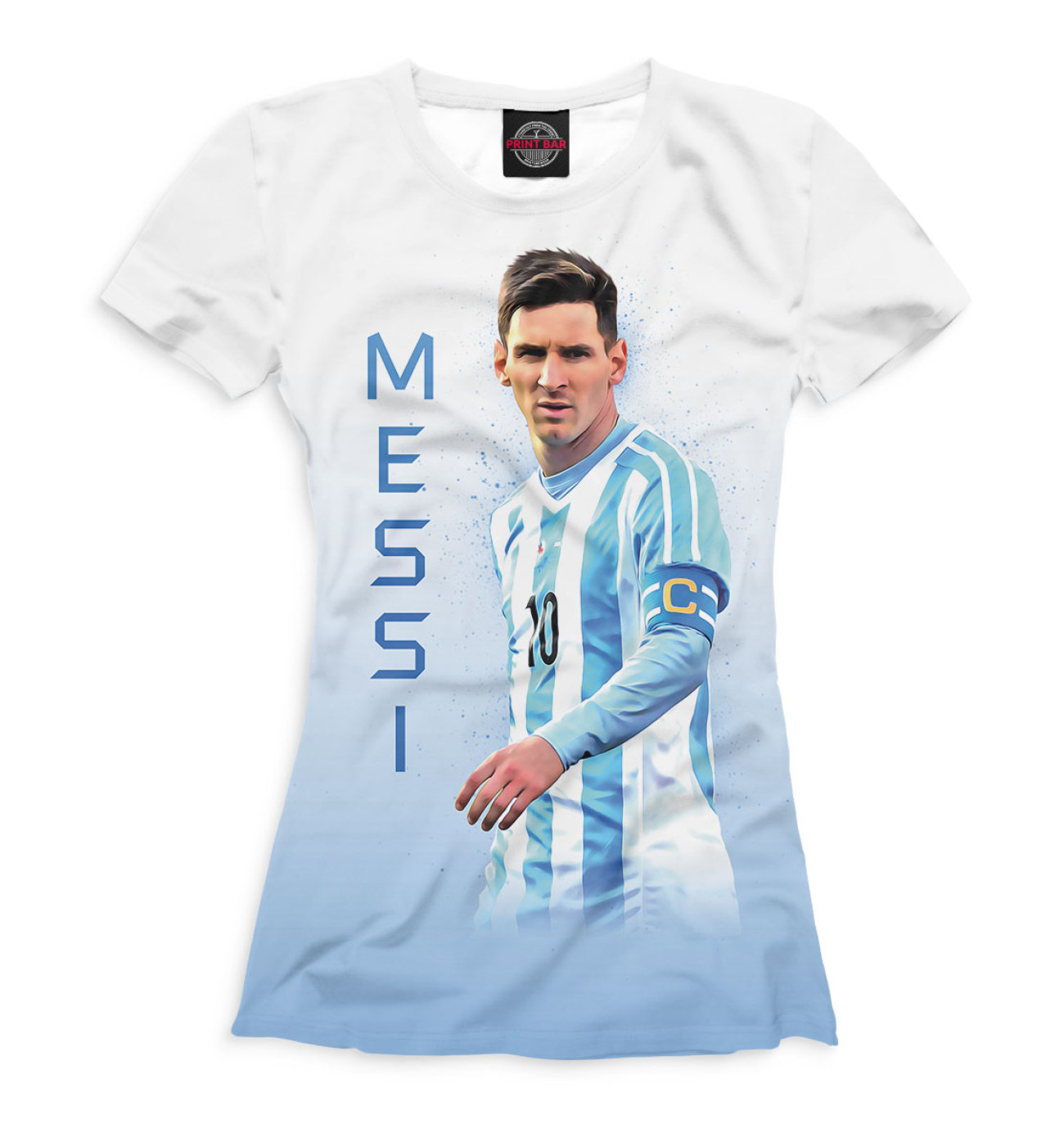 Женская Футболка Lionel Messi, артикул: FLT-971474-fut-1